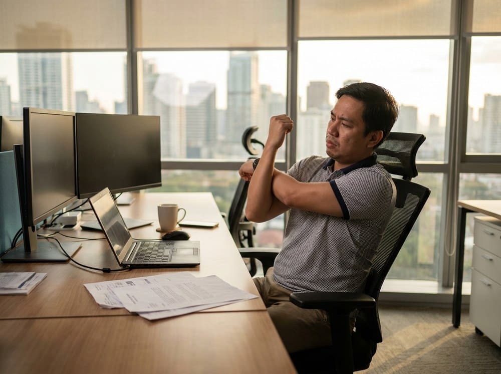 Neck and shoulder tension